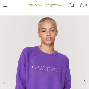 Spiritual gangster grateful sweater